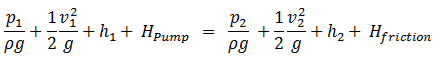 Extended Bernoulli Equation