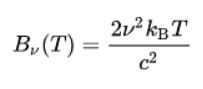 Rayleigh-Jeans Law - equation
