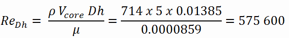 reynolds number - example
