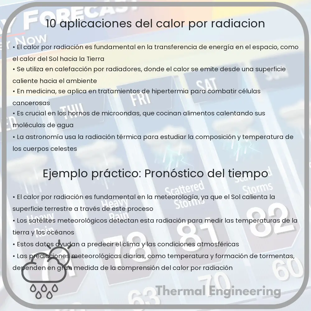 10 Aplicaciones del Calor por Radiación