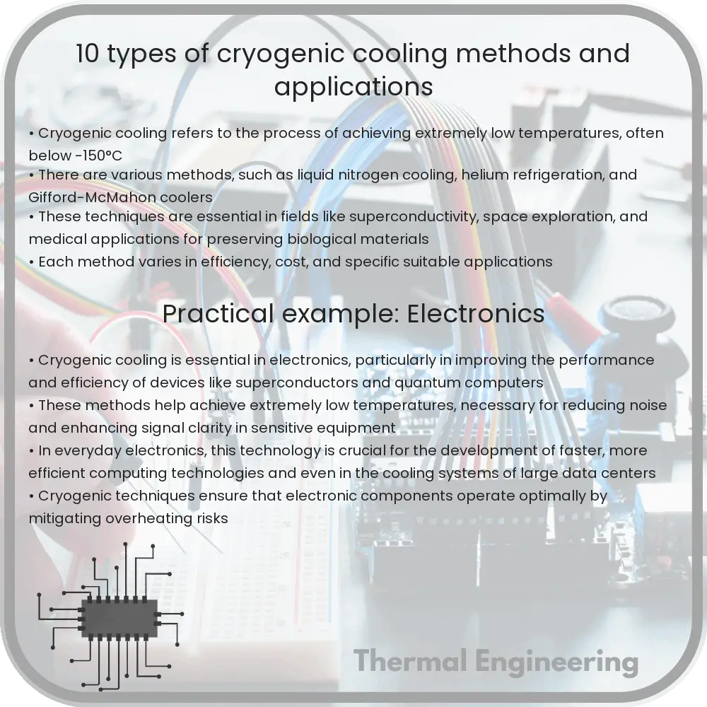 10 Types of Cryogenic Cooling Methods and Applications