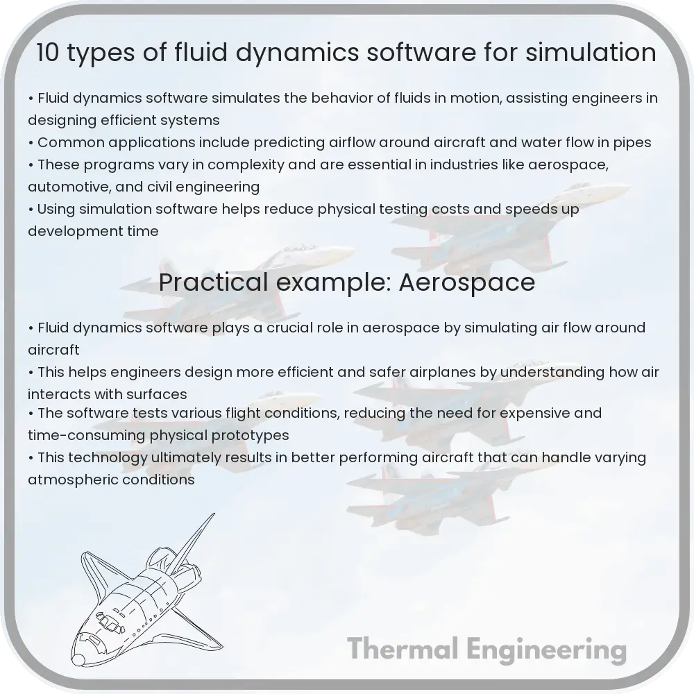 10 types of fluid dynamics software for simulation