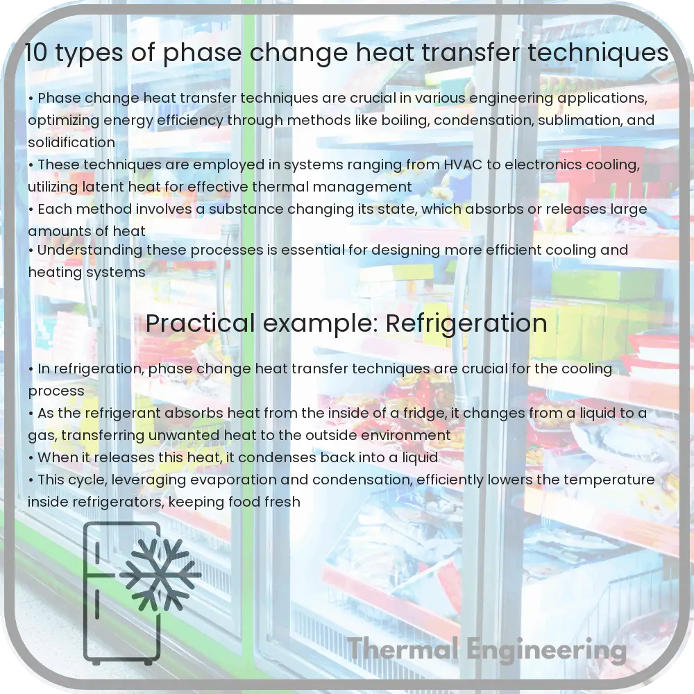 10 Types of Phase Change Heat Transfer Techniques