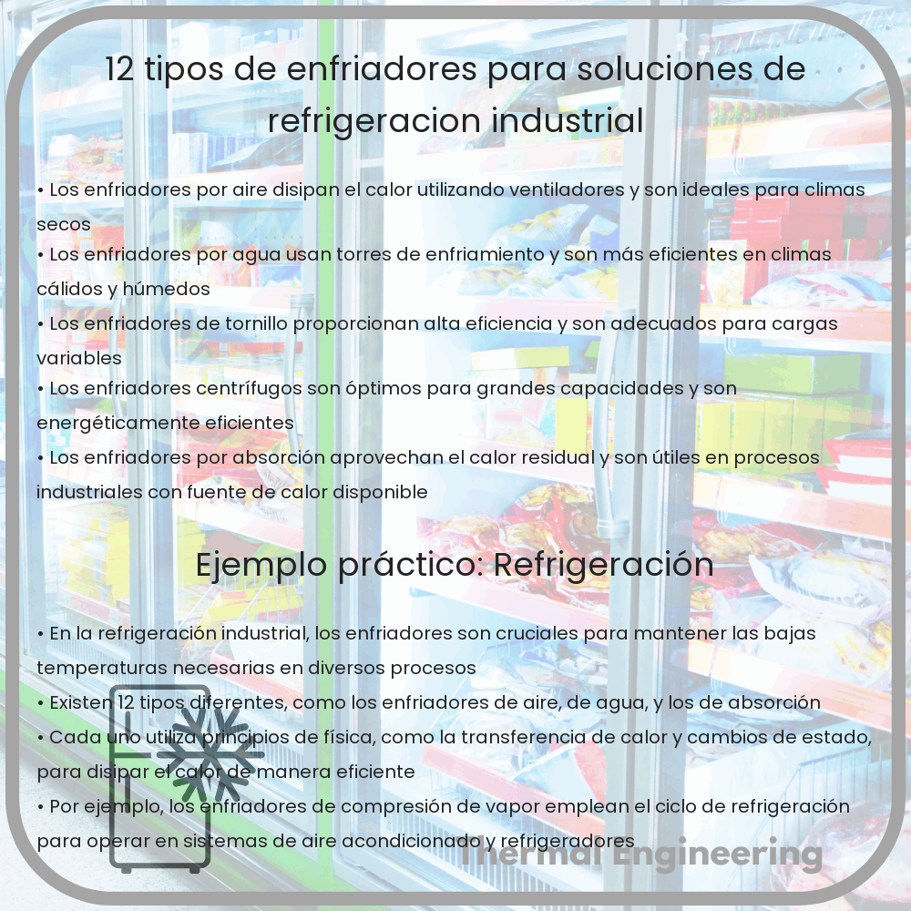 12 Tipos de Enfriadores para Soluciones de Refrigeración Industrial