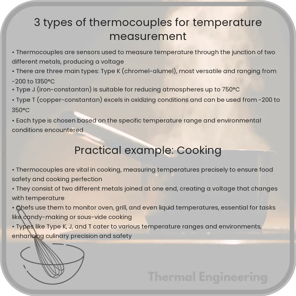3 Types of Thermocouples for Temperature Measurement