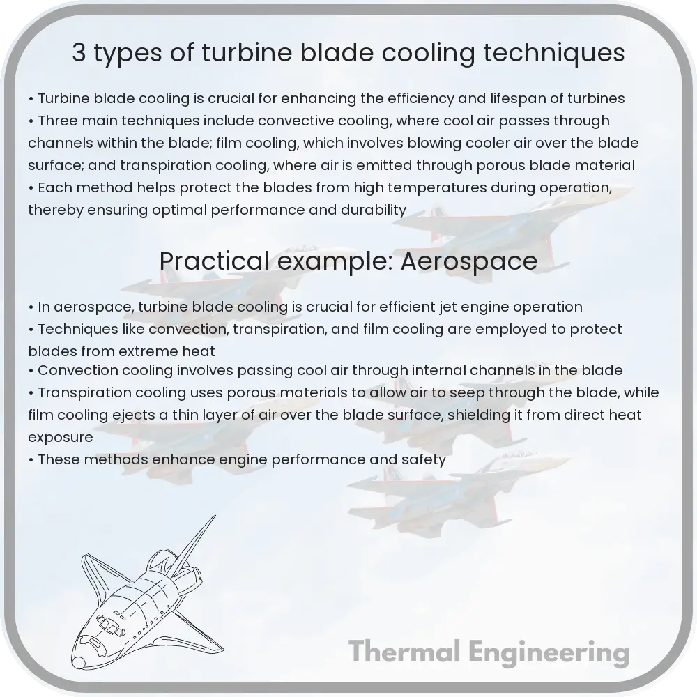 3 Types of Turbine Blade Cooling Techniques