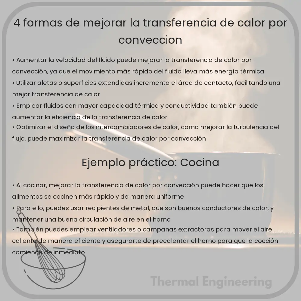 4 Formas de Mejorar la Transferencia de Calor por Convección