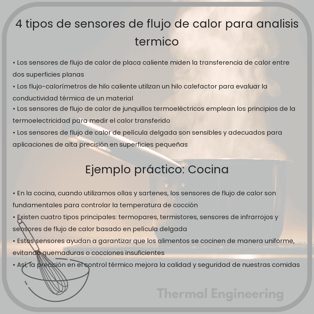 4 Tipos de Sensores de Flujo de Calor para Análisis Térmico
