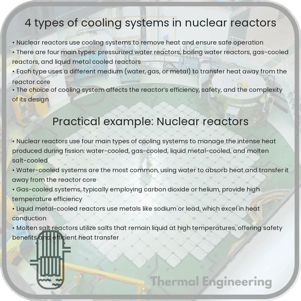4 Types of Cooling Systems in Nuclear Reactors