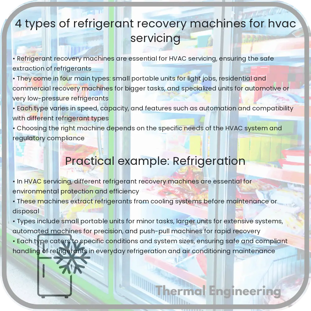 4 Types of Refrigerant Recovery Machines for HVAC Servicing