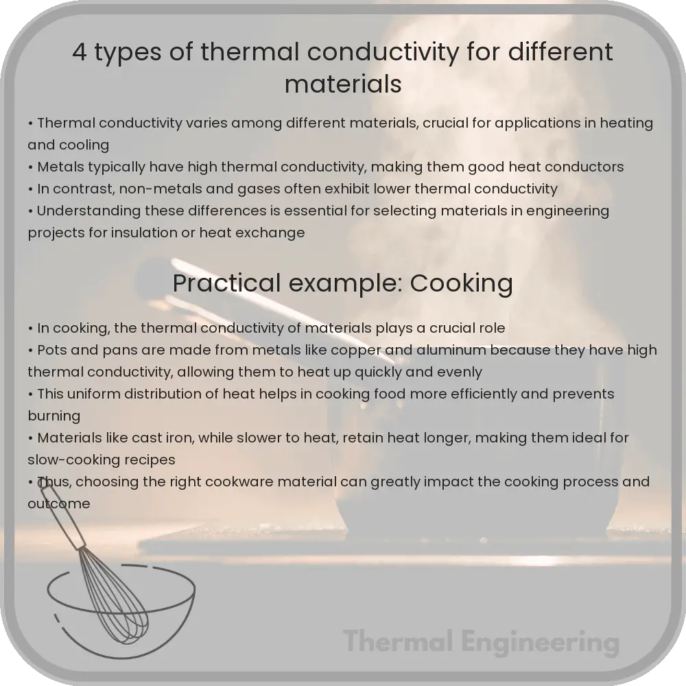 4 Types of Thermal Conductivity for Different Materials