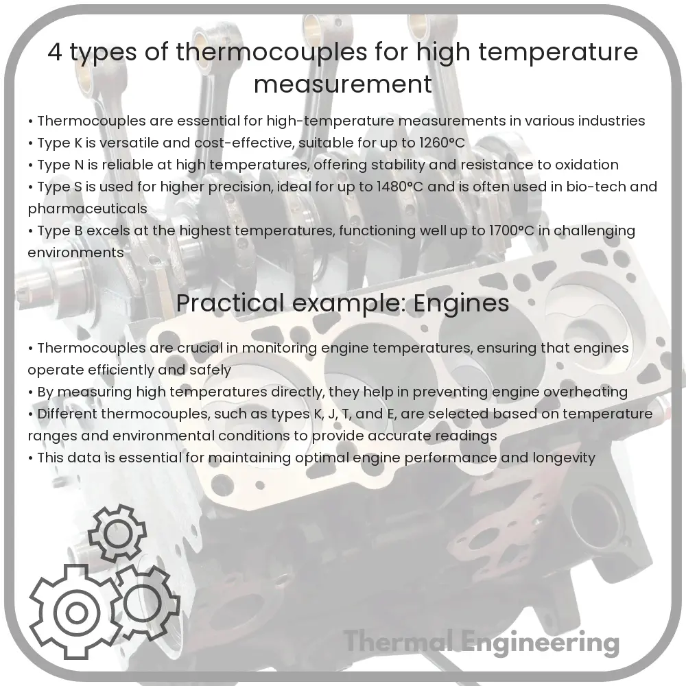 4 Types of Thermocouples for High-Temperature Measurement
