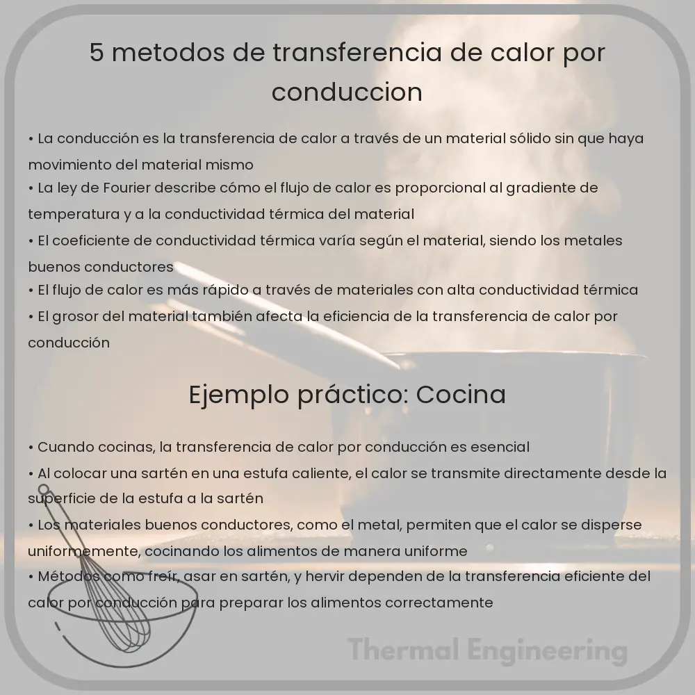 5 Métodos de Transferencia de Calor por Conducción