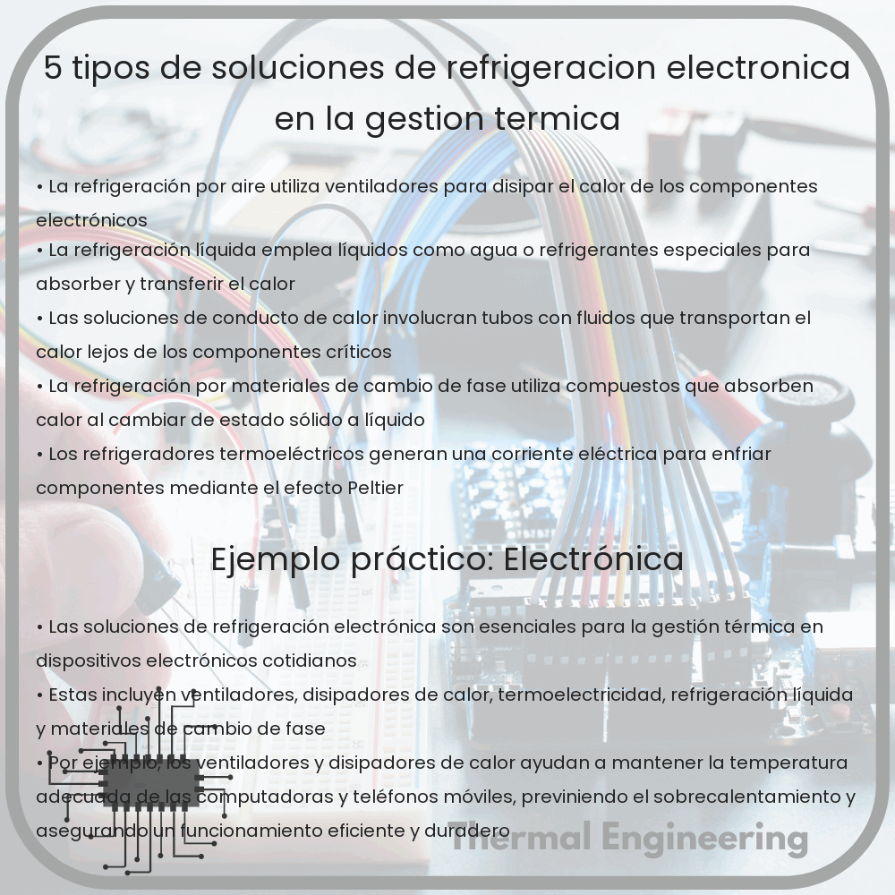 5 Tipos de Soluciones de Refrigeración Electrónica en la Gestión Térmica