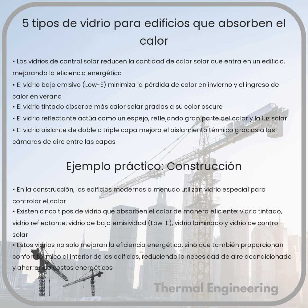 5 Tipos de Vidrio para Edificios que Absorben el Calor