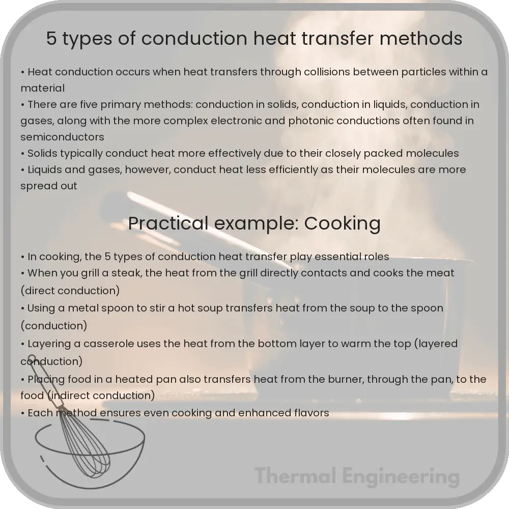 5 Types of Conduction Heat Transfer Methods