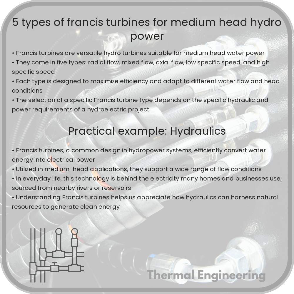 5 Types of Francis Turbines for Medium Head Hydro Power
