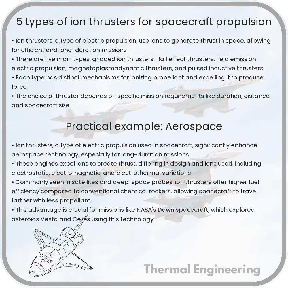 5 Types of Ion Thrusters for Spacecraft Propulsion