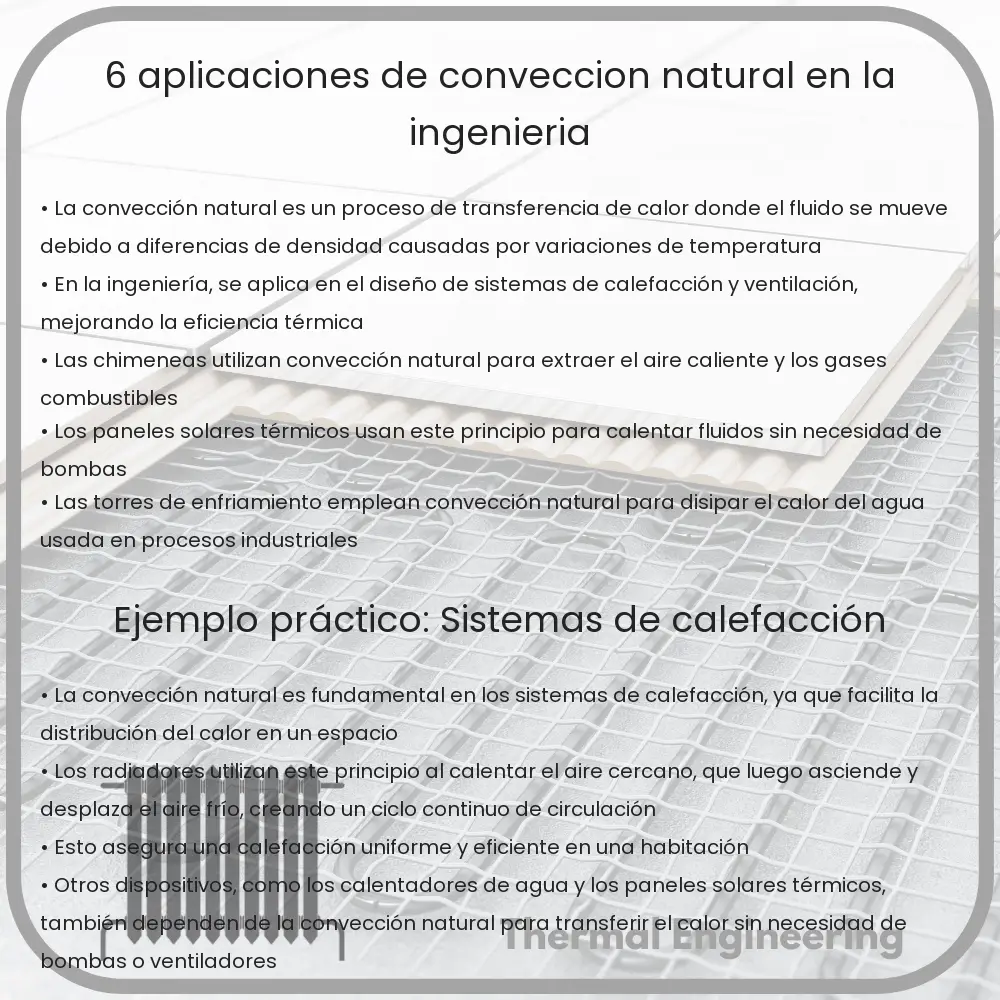 6 Aplicaciones de Convección Natural en la Ingeniería