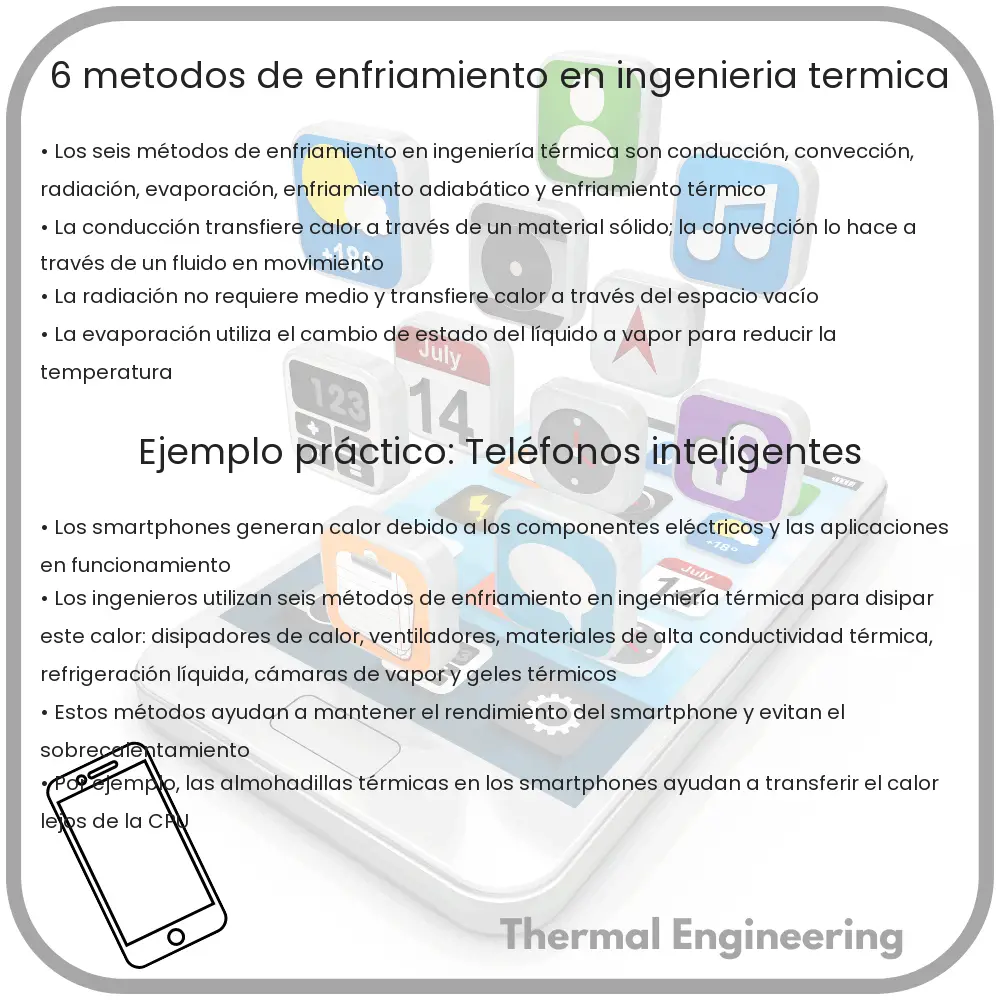6 Métodos de Enfriamiento en Ingeniería Térmica