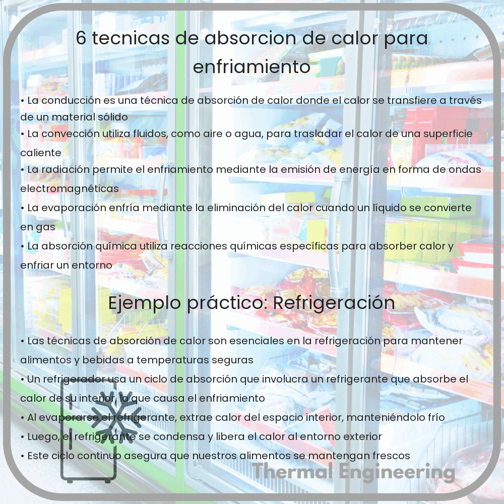 6 Técnicas de Absorción de Calor para Enfriamiento