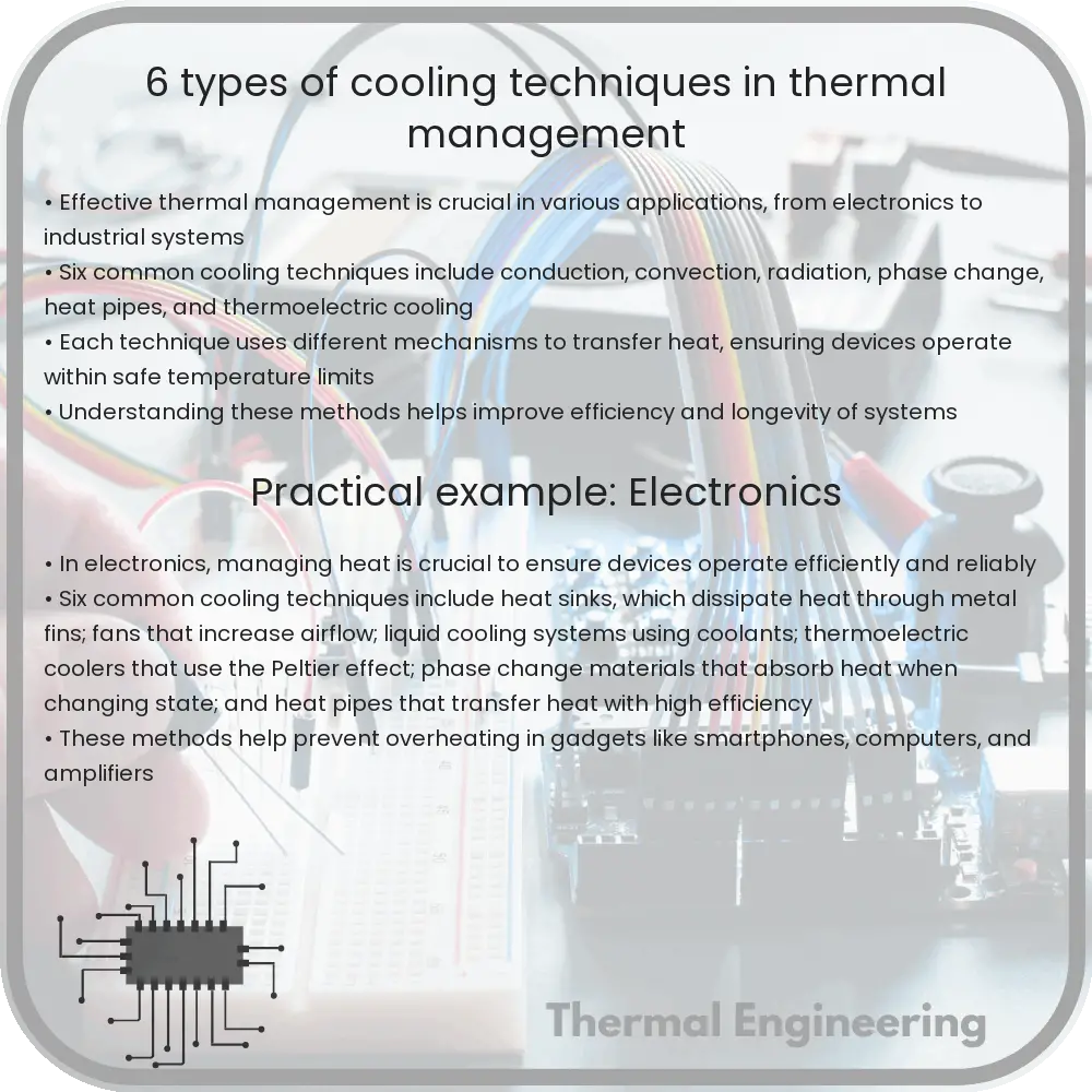 6 Types of Cooling Techniques in Thermal Management