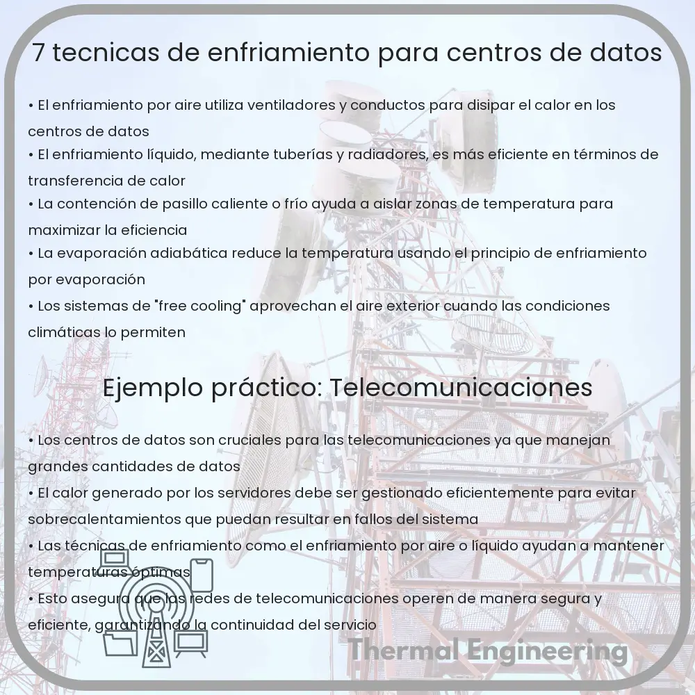 7 Técnicas de Enfriamiento para Centros de Datos