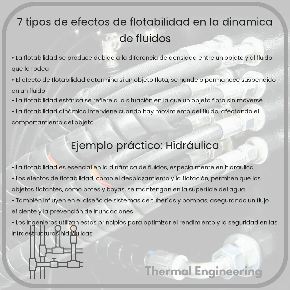 7 Tipos de Efectos de Flotabilidad en la Dinámica de Fluidos
