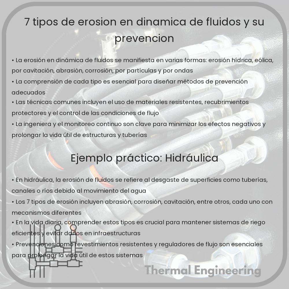 7 Tipos de Erosión en Dinámica de Fluidos y su Prevención