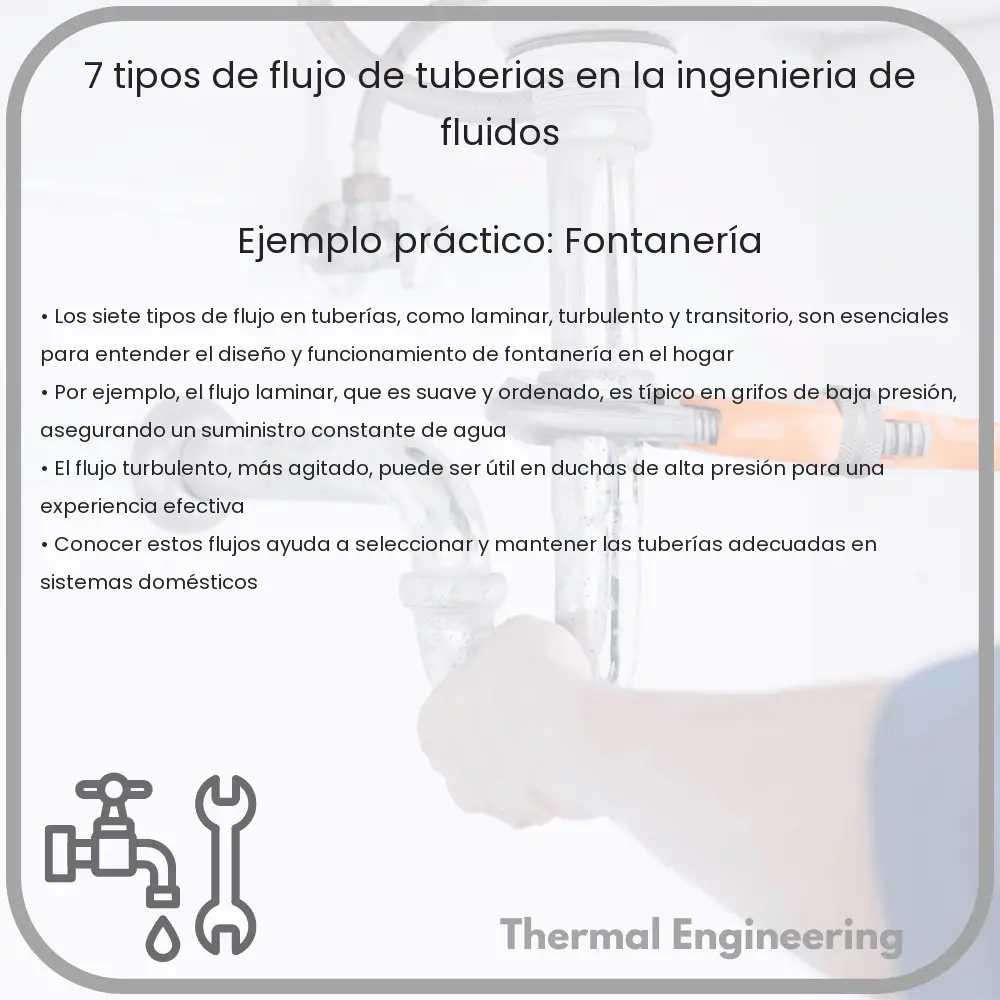 7 Tipos de Flujo de Tuberías en la Ingeniería de Fluidos