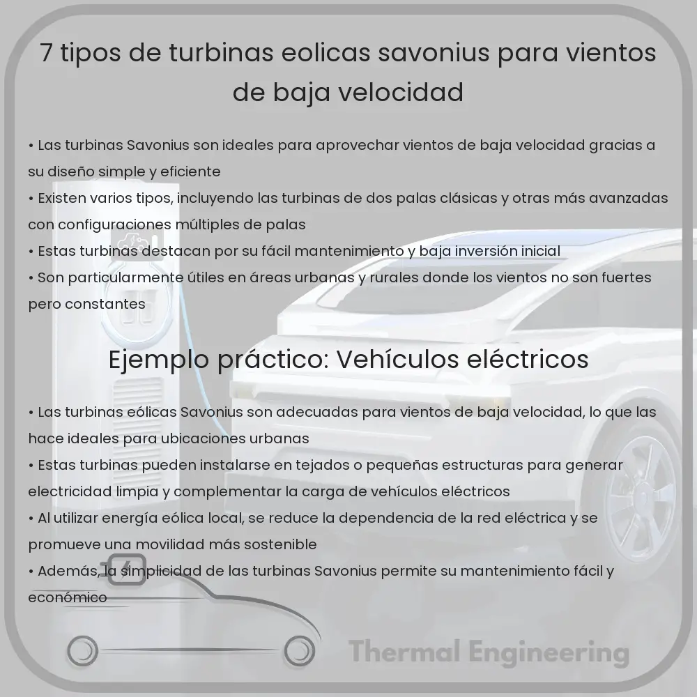 7 Tipos de Turbinas Eólicas Savonius para Vientos de Baja Velocidad
