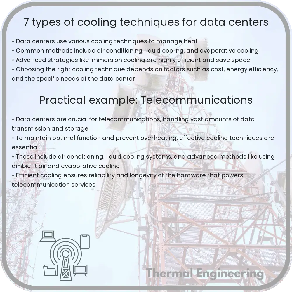 7 Types of Cooling Techniques for Data Centers