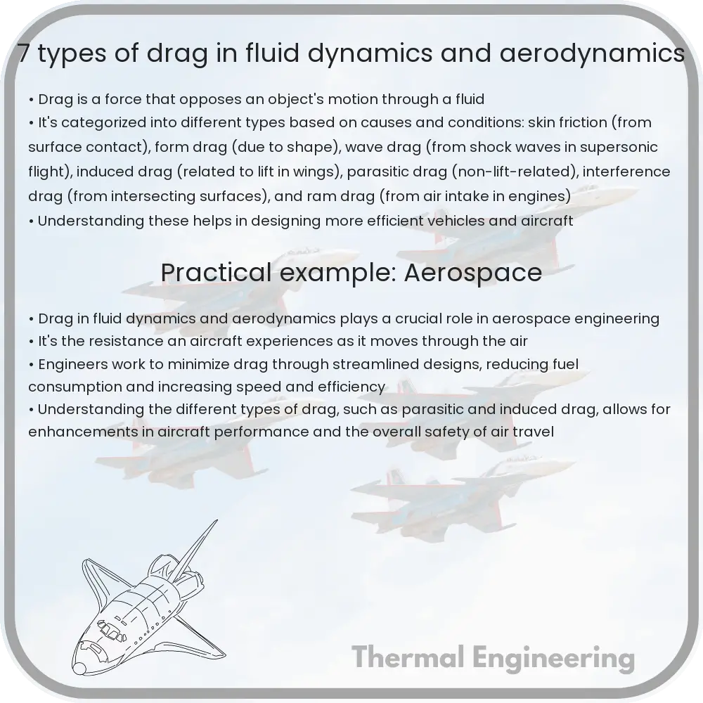 7 Types of Drag in Fluid Dynamics and Aerodynamics