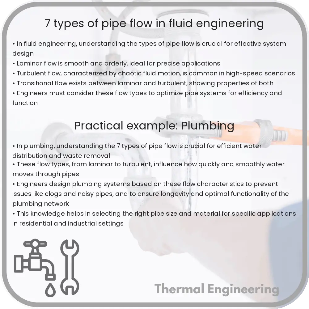 7 Types of Pipe Flow in Fluid Engineering