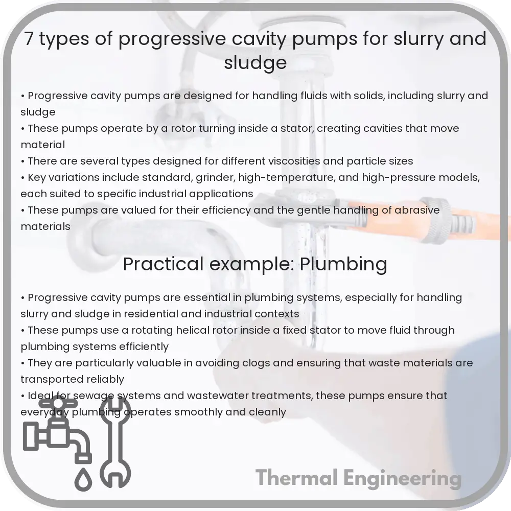 7 Types of Progressive Cavity Pumps for Slurry and Sludge