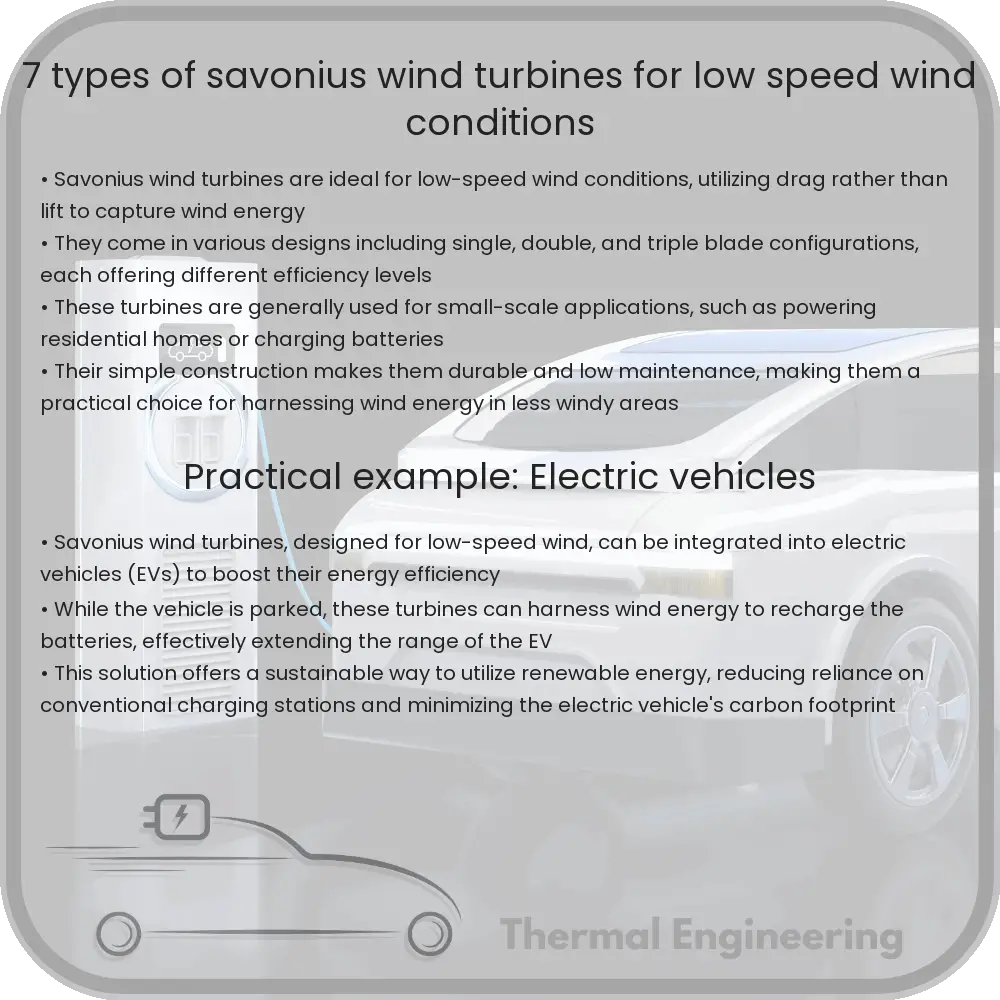 7 Types of Savonius Wind Turbines for Low-Speed Wind Conditions