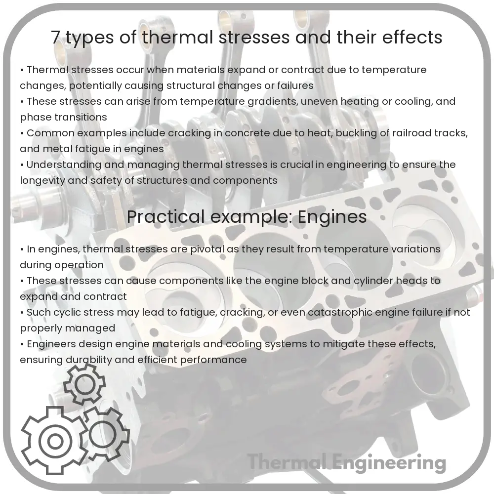 7 Types of Thermal Stresses and Their Effects
