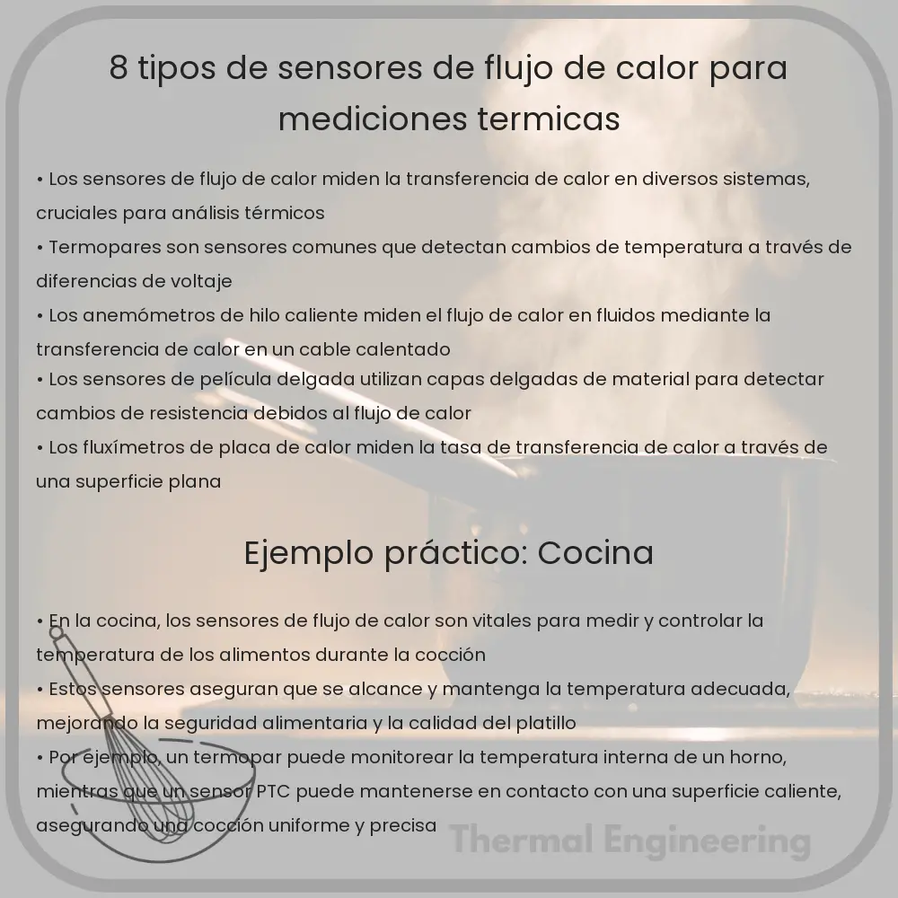 8 Tipos de Sensores de Flujo de Calor para Mediciones Térmicas