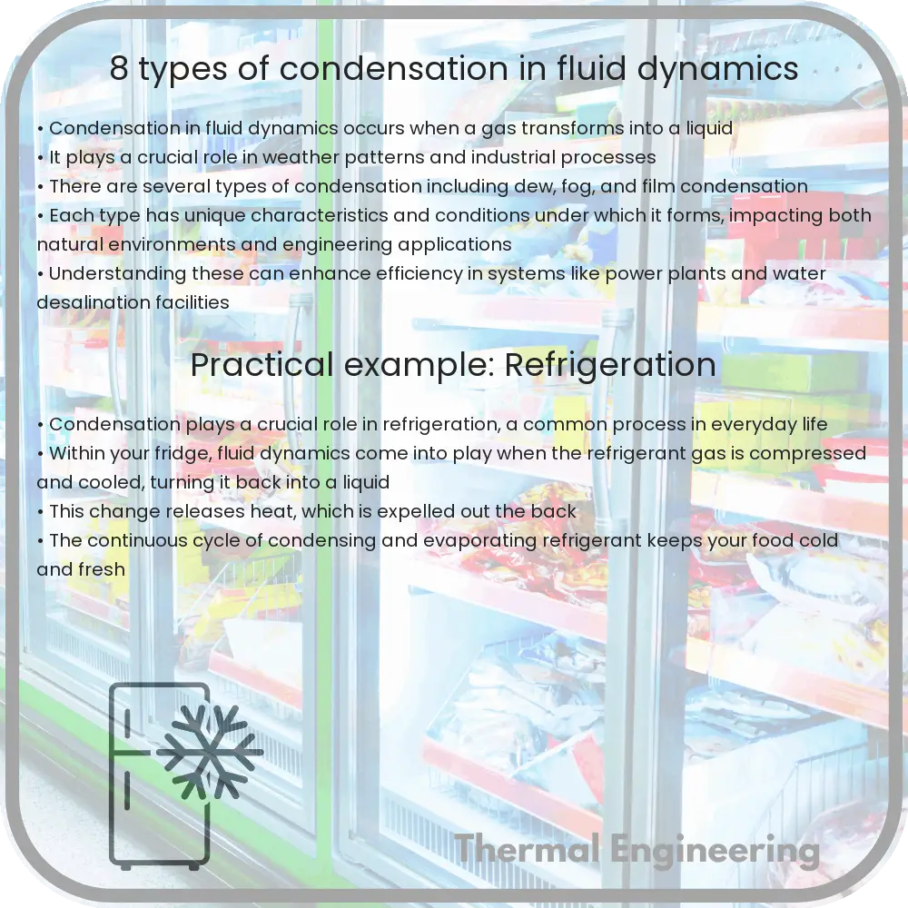 8 Types of Condensation in Fluid Dynamics