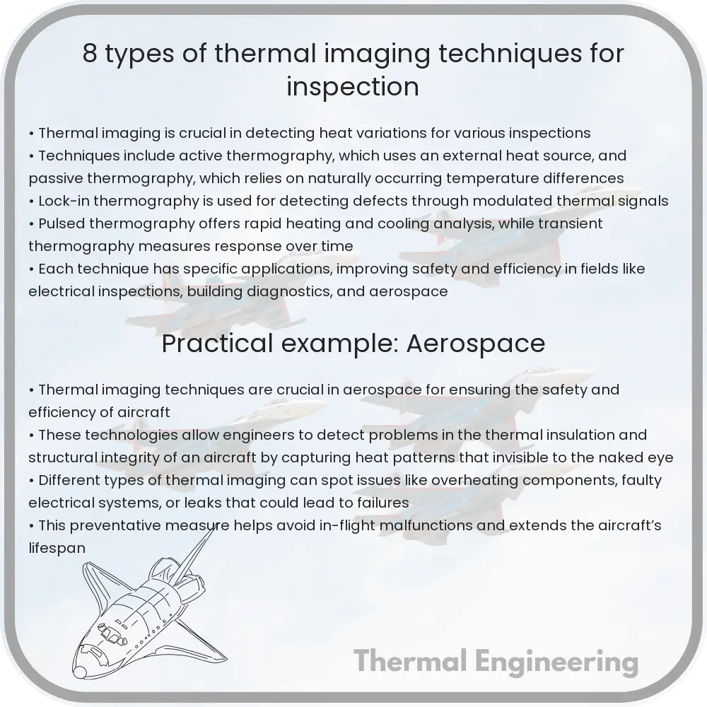 8 Types of Thermal Imaging Techniques for Inspection