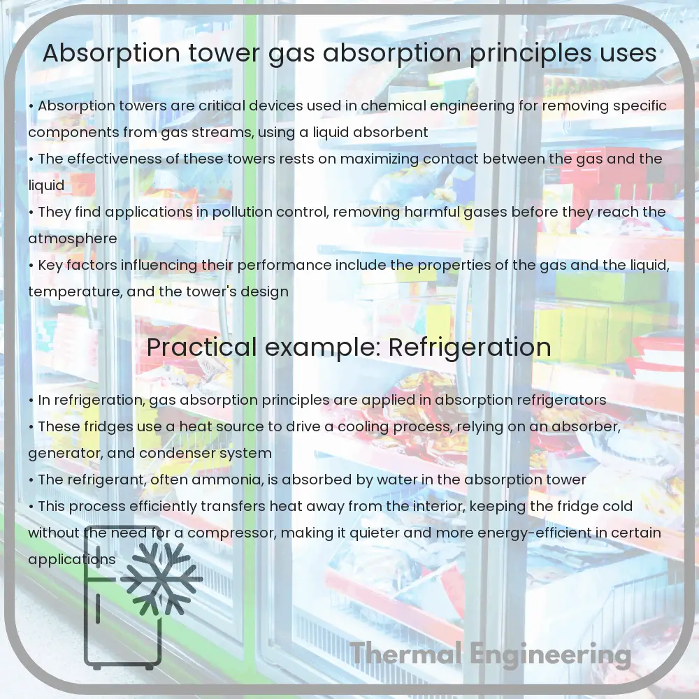 Absorption Tower | Gas Absorption Principles & Uses