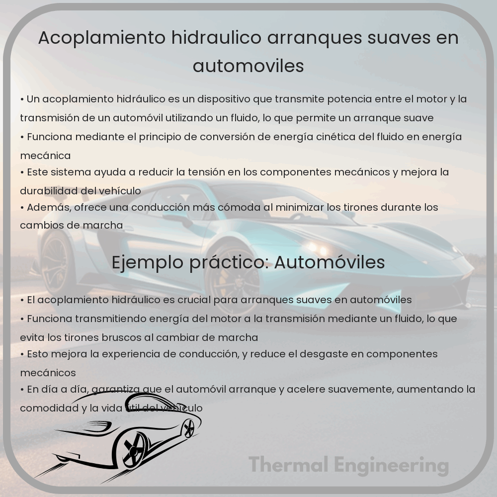 Acoplamiento Hidráulico | Arranques Suaves en Automóviles