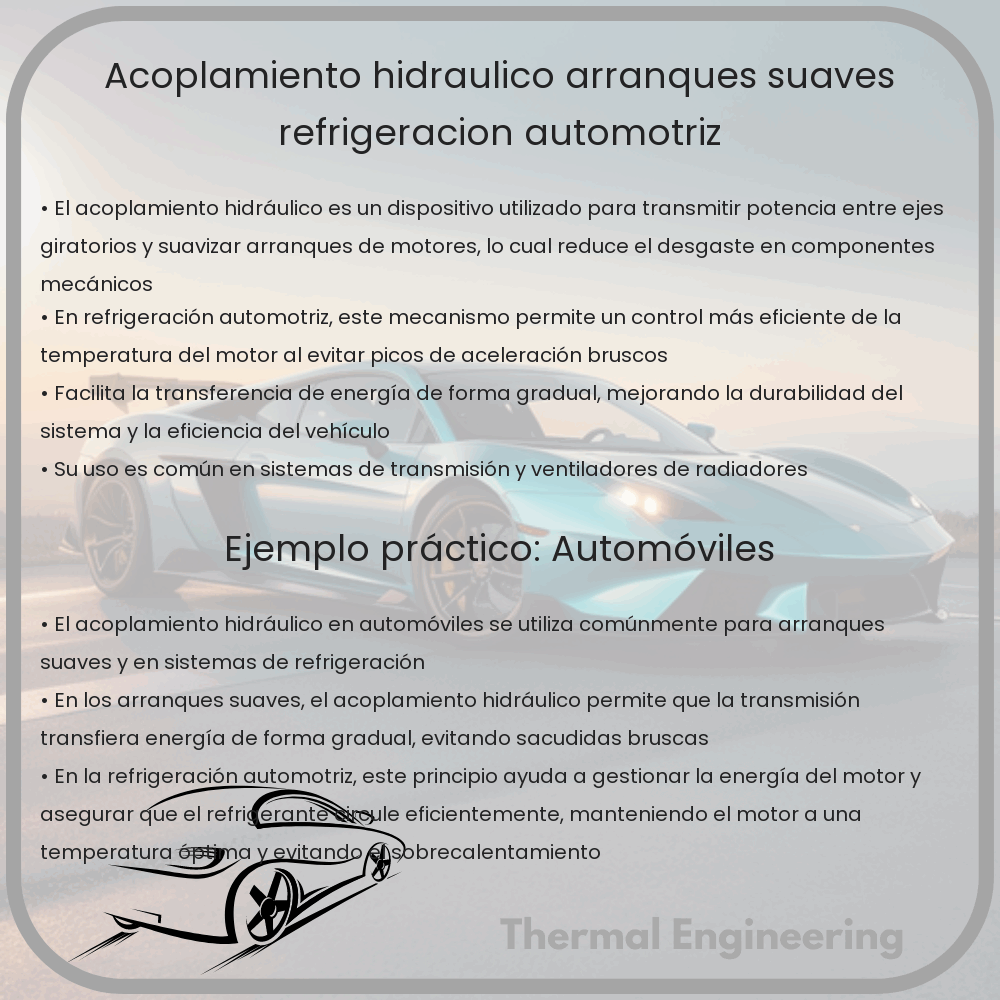 Acoplamiento Hidráulico | Arranques Suaves, Refrigeración Automotriz