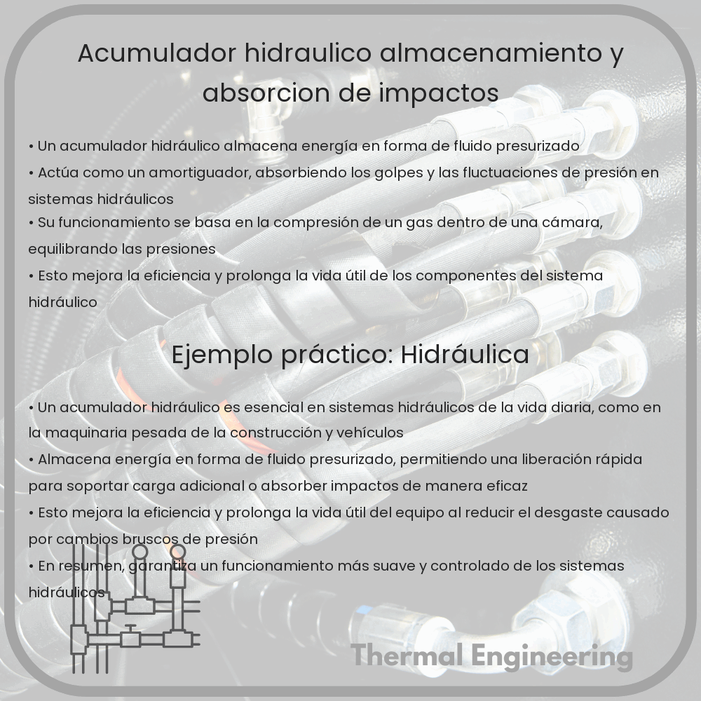 Acumulador Hidráulico | Almacenamiento y Absorción de Impactos