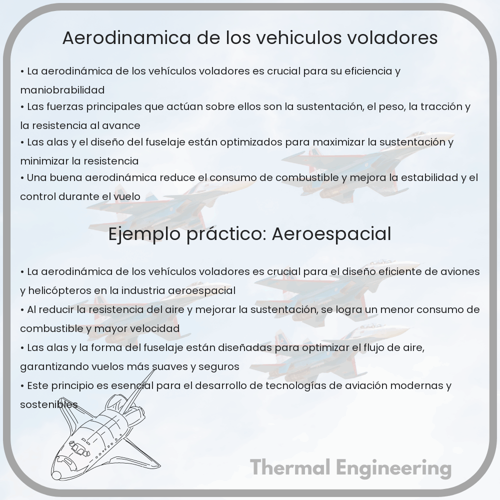 Aerodinámica de los vehículos voladores