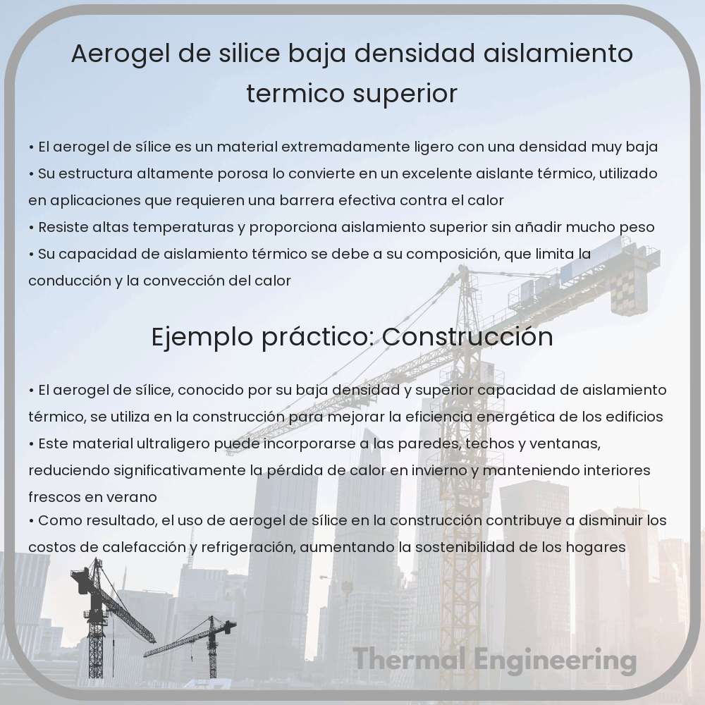 Aerogel de Sílice | Baja Densidad, Aislamiento Térmico Superior