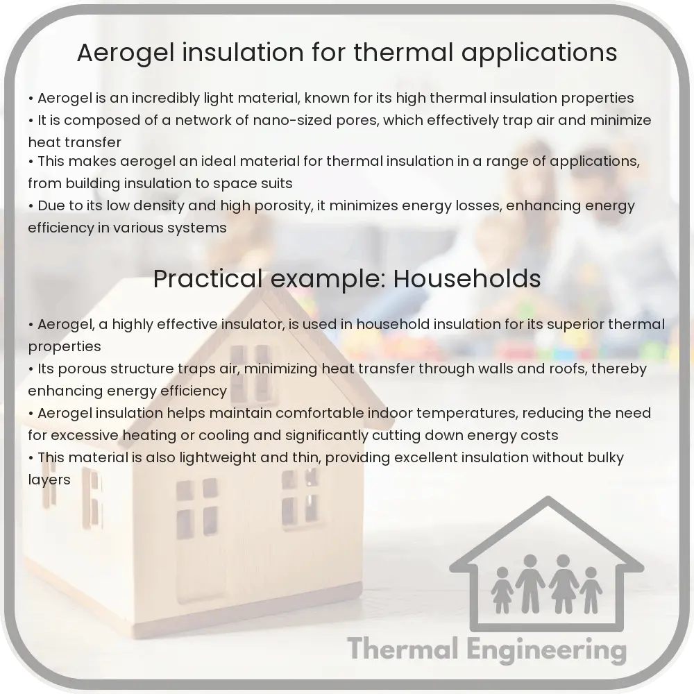 Aerogel insulation for thermal applications