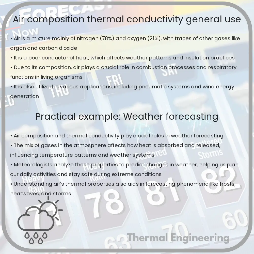 Air | Composition, Thermal Conductivity & General Use