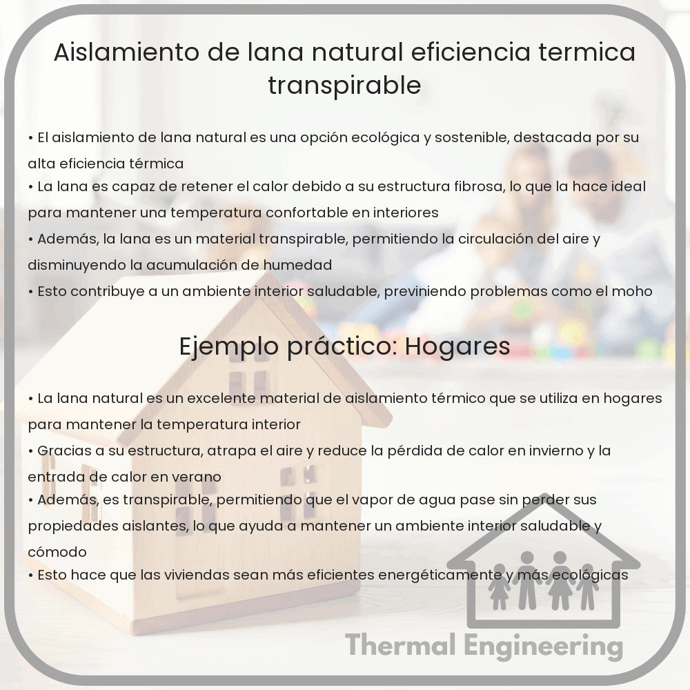 Aislamiento de Lana | Natural, Eficiencia Térmica, Transpirable