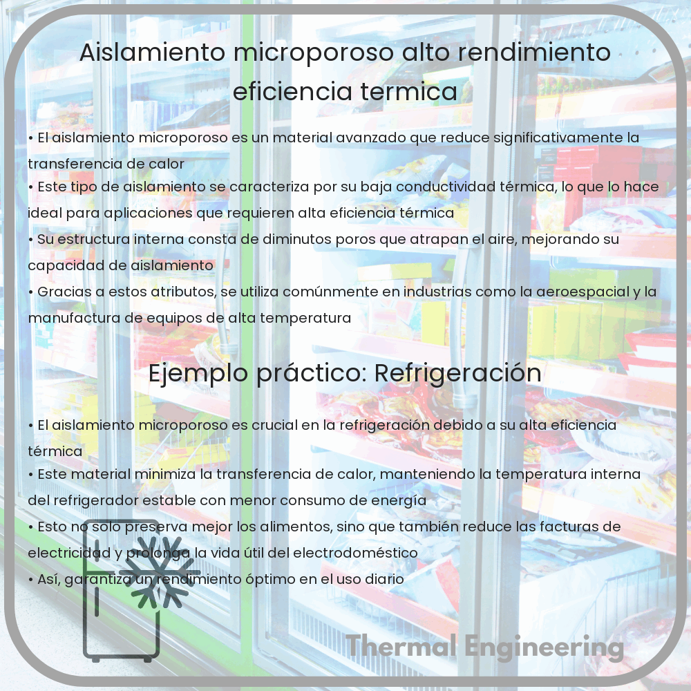 Aislamiento Microporoso | Alto Rendimiento, Eficiencia Térmica